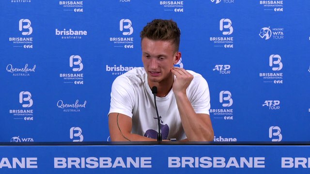 Tennis - Brisbane 2025 - Jiri Lehecka titled... after Reilly Opelka withdraws : Unfortunately the end was a bit sad