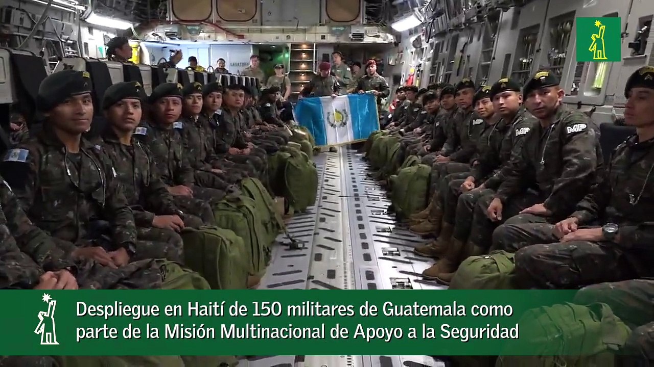 Despliegue en Haití de 150 militares de Guatemala como parte de la Misión Multinacional de Apoyo a la Seguridad