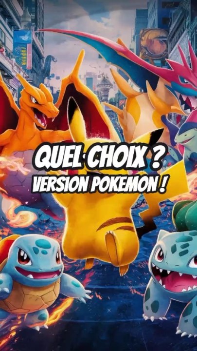 Tu prend quel pokemon ? ⚡️
