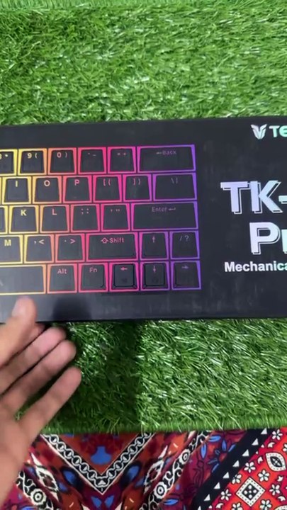 Pro Rgb Wireless Mechanical Rgb Gaming Keyboard Rgb Backlight Mini Office Keyboard For Windows Laptop Pc Gamer