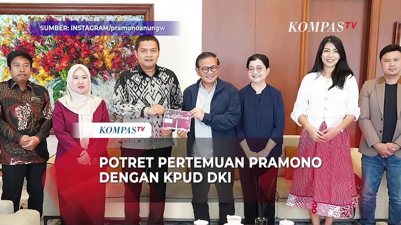 Potret Pertemuan Gubernur Terpilih Pramono Anung dengan KPUD DKI