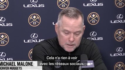 Denver - Malone : "Jokic a un immense respect pour Wembanyama"