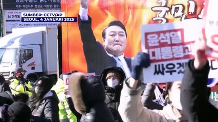 Demo Pendukung di Depan Istana PresidenKorsel, Wanti-wanti Kedatangan Penyidik