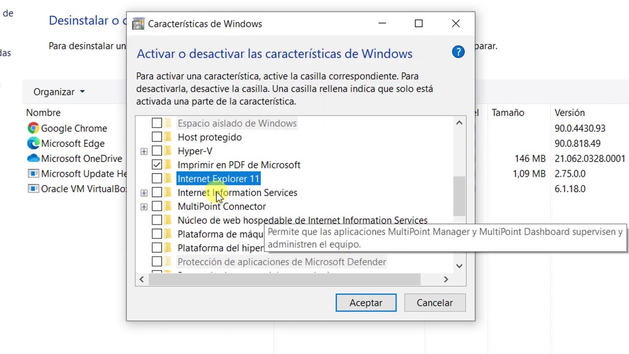 Como desinstalar Internet Explorer en Windows 10 2024 | desactivar internet explorer en windows