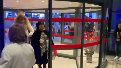 Visita de los Reyes Magos al Hospital de León