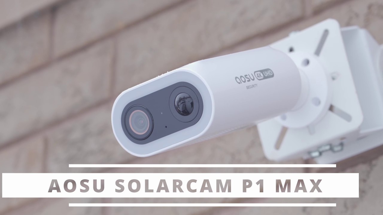 4K Video | AI Security | NO Fees - aosu SolarCam P1 Max Security Camera ...