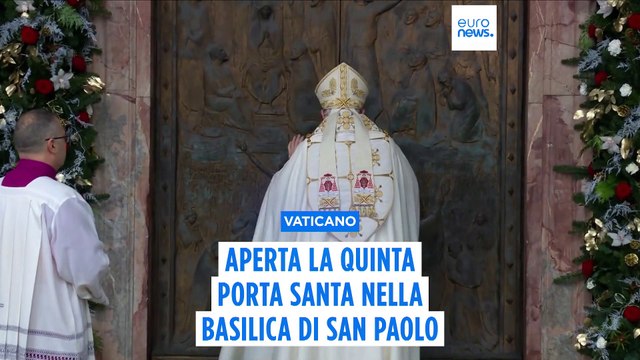 Giubileo: aperta la quinta e ultima porta santa
