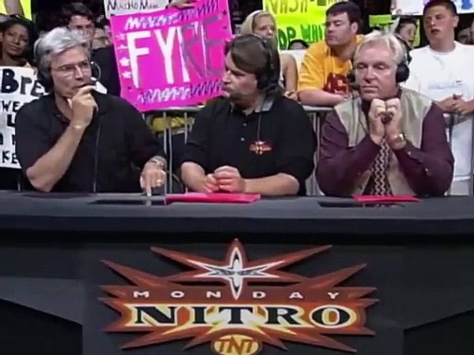 Never forget when Eric Bischoff spoiled the big revealed Higher Power in WWF RAW?