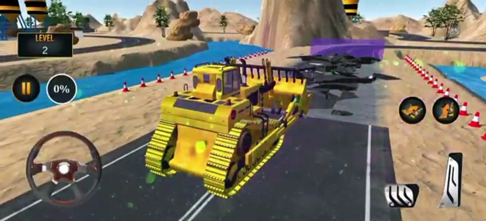 Road builder city construction jcb simulator gameplay