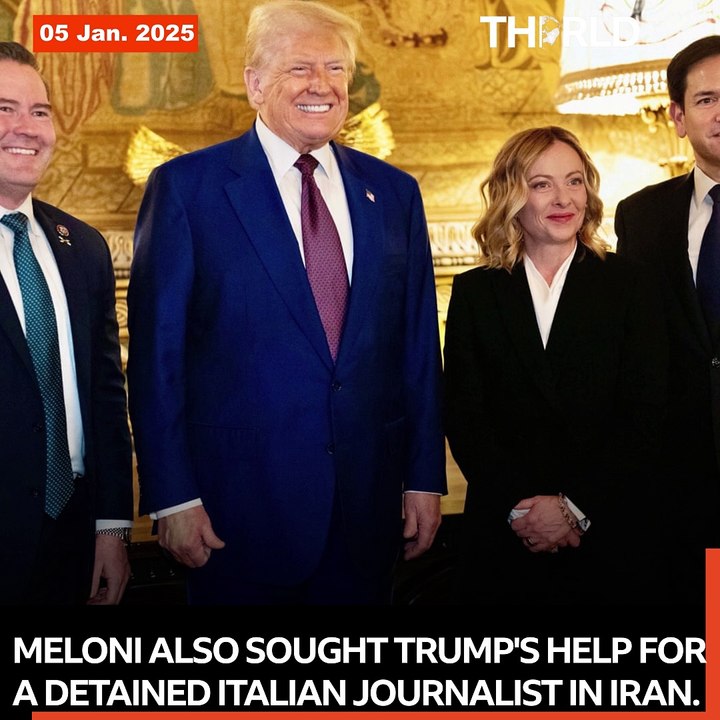 Italian PM Giorgia Meloni met President-elect Trump at Mar-a-Lago.