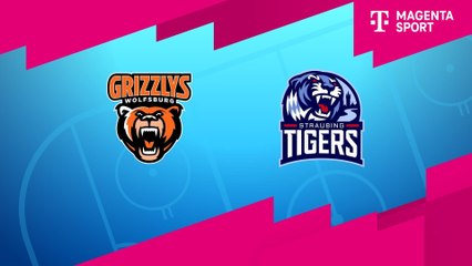 Highlights von Grizzlys Wolfsburg - Straubing Tigers