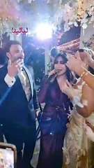 رقصات العروسين #مي_فاروق و #العمروسي على غناء بوسي والليثي