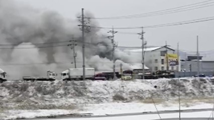 경기 광주 곤지암 식당에서 불...손님 등 40명 대피 / YTN