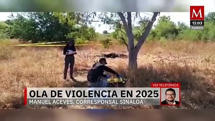 Sinaloa concluye el 2024 con más de 900 homicidios dolosos, 2025 comienza con 24