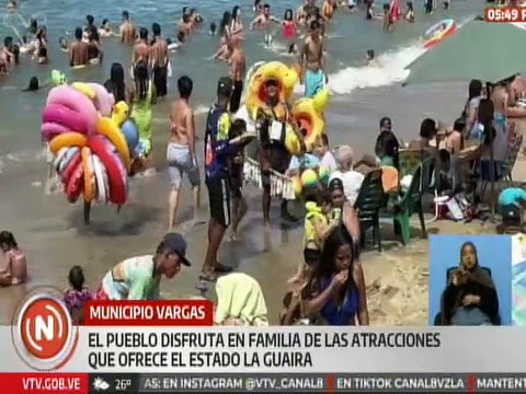 Más de 1 millón de temporadistas han visitado La Guaira para disfrutar de sus atractivos turísticos