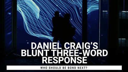 Daniel Craig Had A Blunt Three-Word Response When Asked Who Should Replace Him As Bond