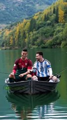 Ronaldo and Messi Fishing 🎣