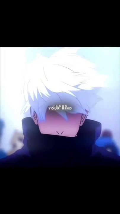 Gojo using infinite void for 0.2 seconds