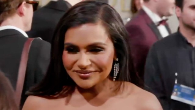 Mindy Kaling Reacts to Being Oscars Shortlisted for Her Short Film 'Anuja' | Golden Globes 2025