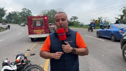 Un muerto y un herido deja choque en El Bambú, Santa Cruz de Yojoa