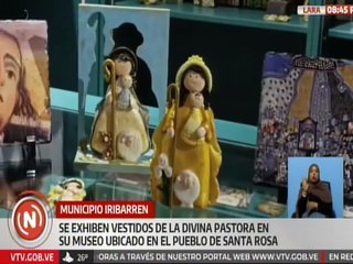 Lara | Vestidos de la Divina Pastora son exhibidos en el pueblo de Santa Rosa