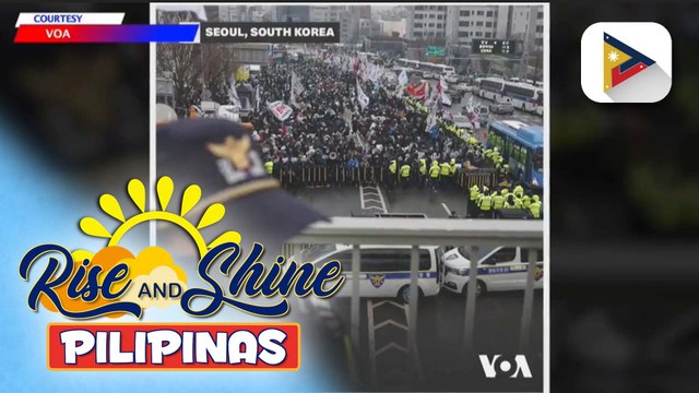 Daan patungo sa bahay ni impeached South Korean President Yoon Suk Yeol, binabantayan ng mga pulis