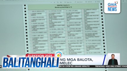 Bagong itsura ng mga balota, ipinasilip ng Comelec | Balitanghali