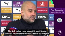 Grealish 'has to compete' to earn place back in City team - Guardiola