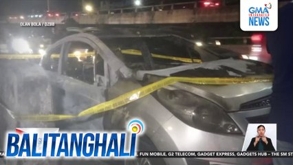 Kotse, nagliyab sa EDSA-Ortigas Flyover Northbound | Balitanghali