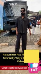 Rajkummar Rao Promoting his film Vicky Vidya Ka Woh Wala Video