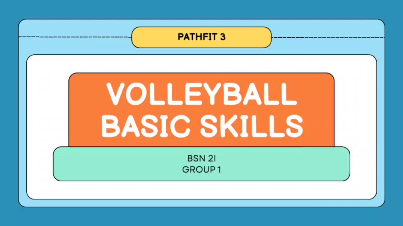 6 Basic Skills in Volleyball