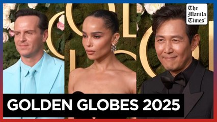 Hollywood A-listers hit the carpet for Golden Globes