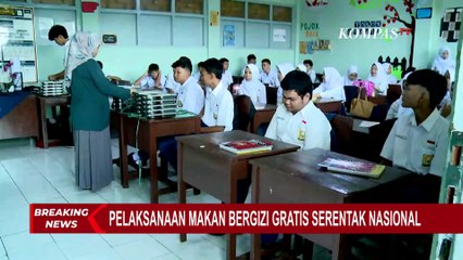 [FULL] Intip Menu Makan Bergizi Gratis hingga Proses Pembagiannya ke Siswa di Makassar