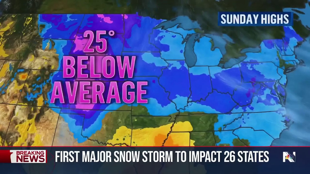 About 60 Million Americans First Major Storm Of 2025 Set To Impact
