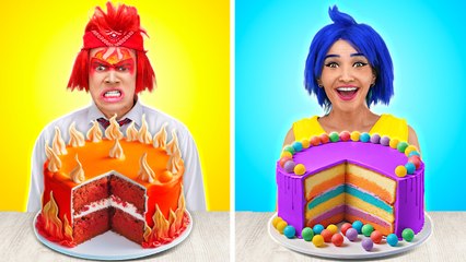 JOIE vs COLÈRE : Défi Gâteau 🎂 Du Chaos à l'Œuvre d'Art ! Par 123 GO! FOOD