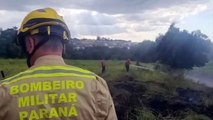 Fogo em vegetação põe em alerta moradores do Bairro Brasmadeira