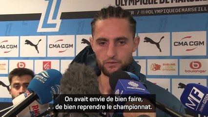 Marseille - Rabiot : "On est en confiance"
