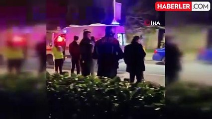 Üsküdar'da Polise Motosiklet Çarptı, Durumu Ağır