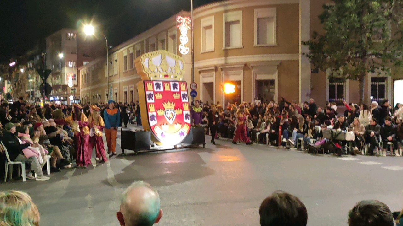 Cabalgata de los Reyes Magos de Murcia 2025.