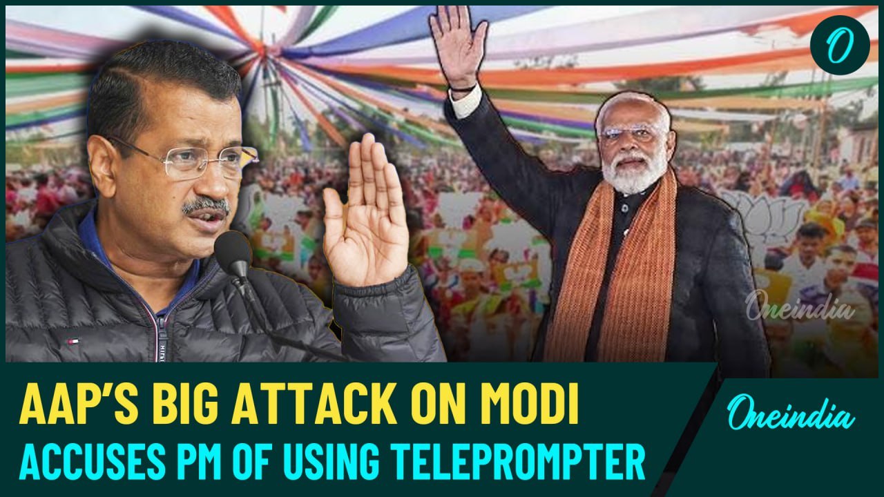 AAP Takes a Swipe at PM Modi: 'Like BJP in Delhi, His Teleprompter Also Failed' | Watch