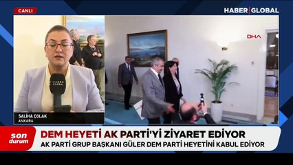 DEM Parti-AK Parti görüşmesi başladı