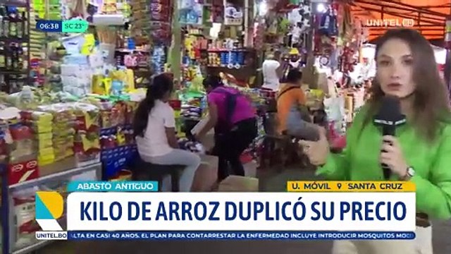 El precio del kilo de arroz se mantiene elevado en mercados del eje central del país