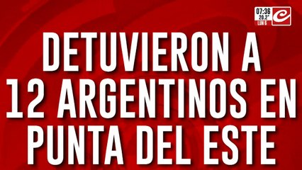 Detuvieron a varios argentinos que vencían drogas en Punta del Este