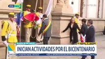 Sucre: ​Inician los actos oficiales por el Bicentenario de Bolivia