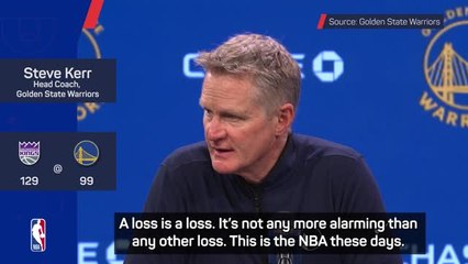 Kerr not alarmed by heavy defeat to the Kings