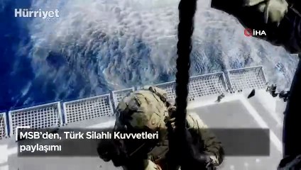 MSB’den, Türk Silahlı Kuvvetleri paylaşımı