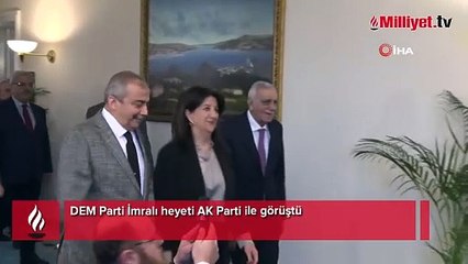 AK Parti ile DEM Parti heyetinin görüşmesi başladı