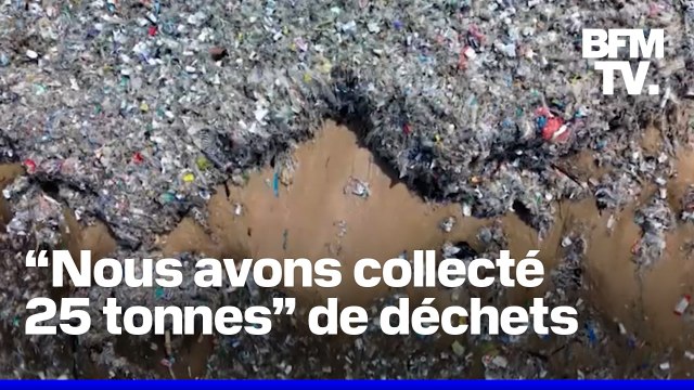 600 bénévoles nettoient les plages de Bali envahies par l'un des pires échouages de déchets plastiques