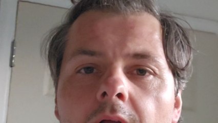 Man takes on challenging task of repairing a ceiling and succeeds