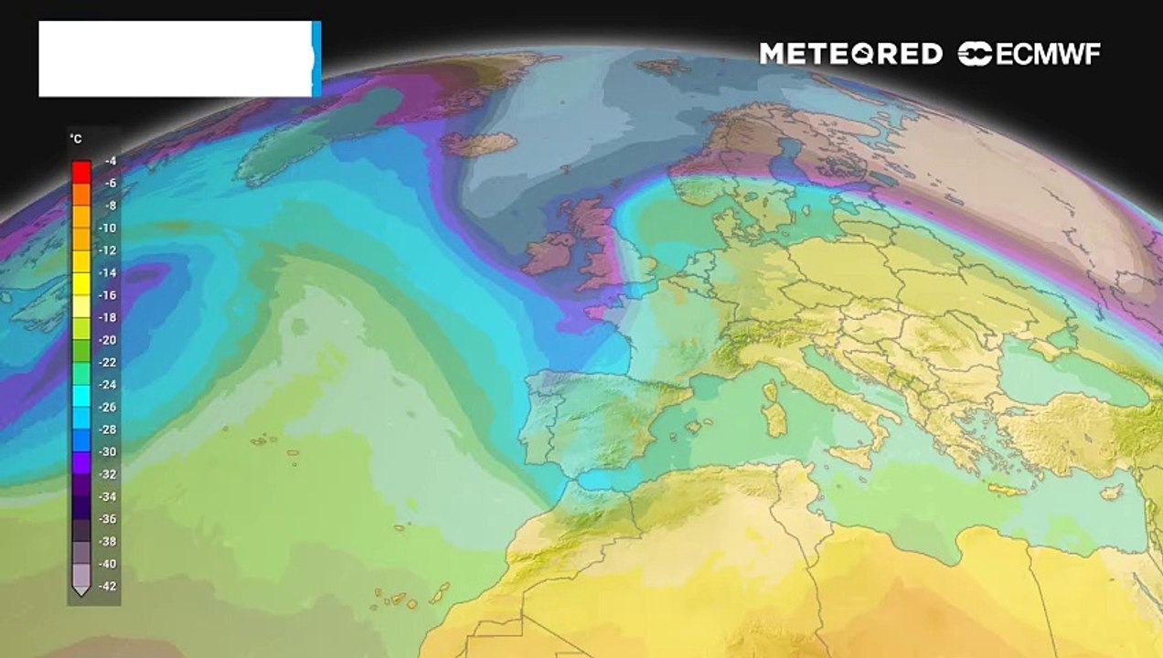 Luftmassen-Zuzug und -Abzug dank veritabler Tiefdruckgebilde.